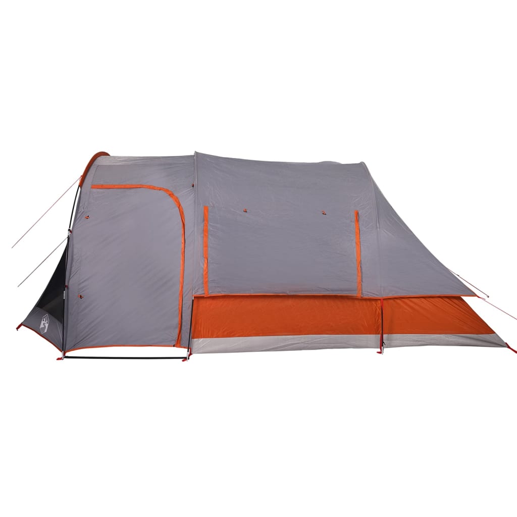 Tenda Familiare per 6 Persone Grigio e Arancione Impermeabile 94733