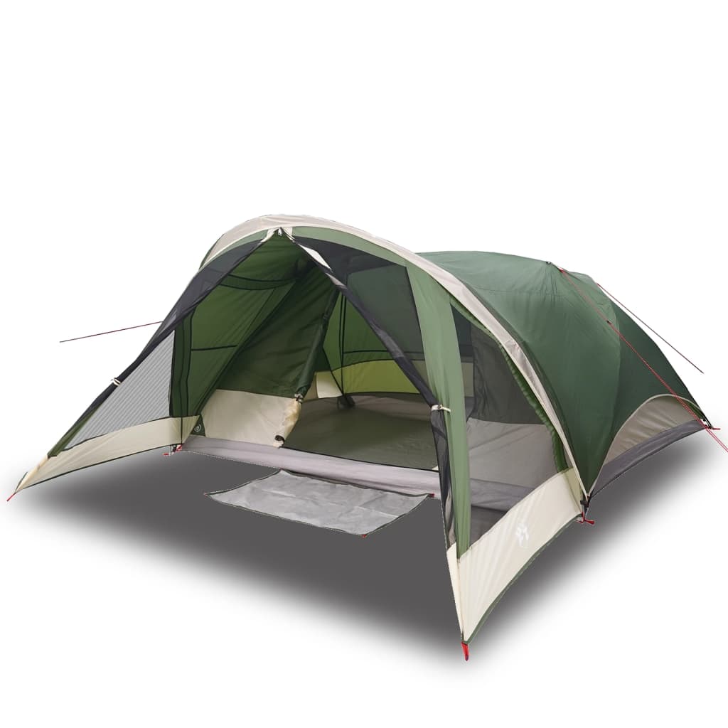 Tenda Familiare Cabina per 6 Persone Verde Impermeabile 94746