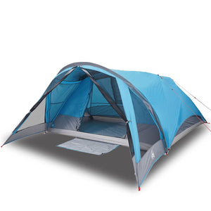 Tenda Familiare Cabina per 6 Persone Blu Impermeabile 94747