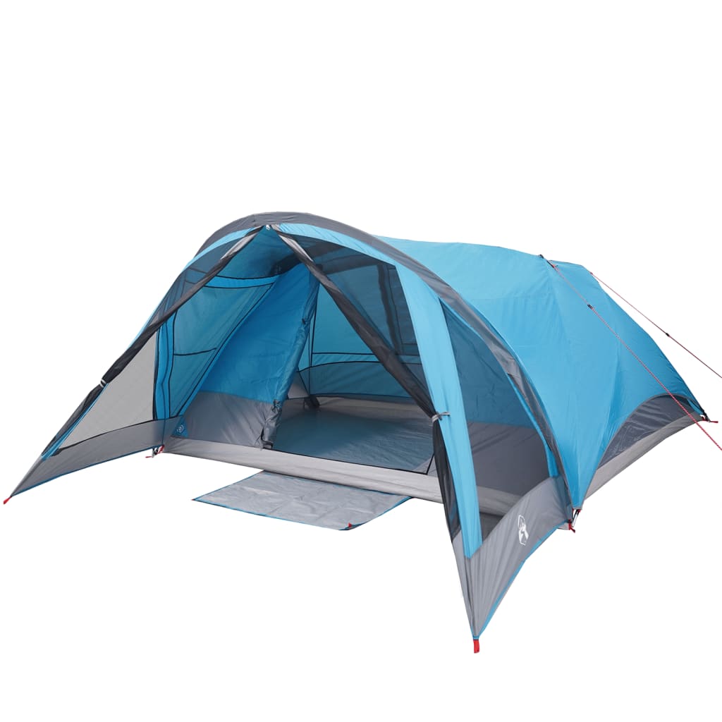 Tenda Familiare Cabina per 6 Persone Blu Impermeabile 94747