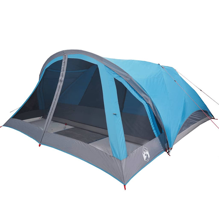 Tenda Familiare Cabina per 6 Persone Blu Impermeabile 94747