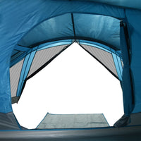 Tenda Familiare Cabina per 6 Persone Blu Impermeabile 94747