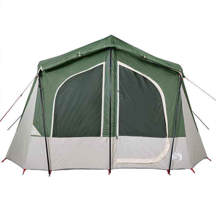 Tenda da Campeggio a Cabina per 5 Persone Verde Impermeabile 94752