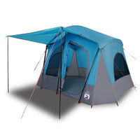 Tenda da Campeggio a Cabina per 5 Persone Blu Impermeabile 94753