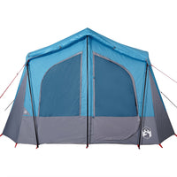 Tenda da Campeggio a Cabina per 5 Persone Blu Impermeabile 94753