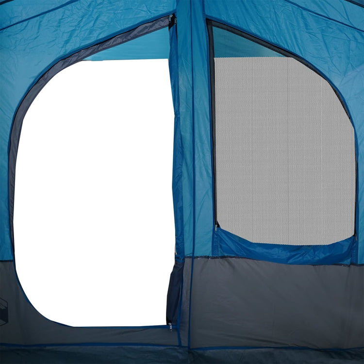 Tenda da Campeggio a Cabina per 5 Persone Blu Impermeabile 94753