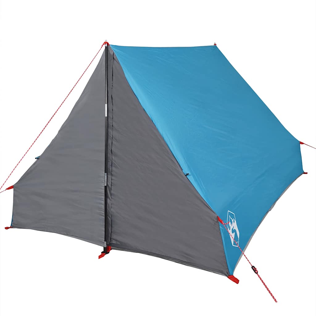 Tenda da Campeggio Telaio ad A per 2 Persone Blu Impermeabile 94756