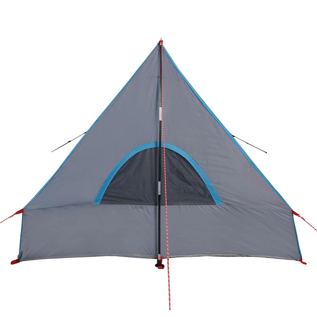 Tenda da Campeggio Telaio ad A per 2 Persone Blu Impermeabile 94756