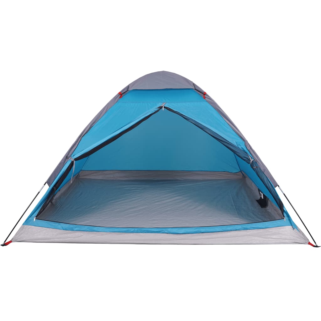 Tenda da Campeggio a Cupola per 2 Persone Blu Impermeabile 94760