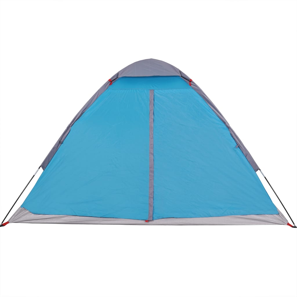 Tenda da Campeggio a Cupola per 2 Persone Blu Impermeabile 94760