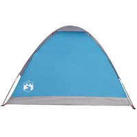 Tenda da Campeggio a Cupola per 2 Persone Blu Impermeabile 94760