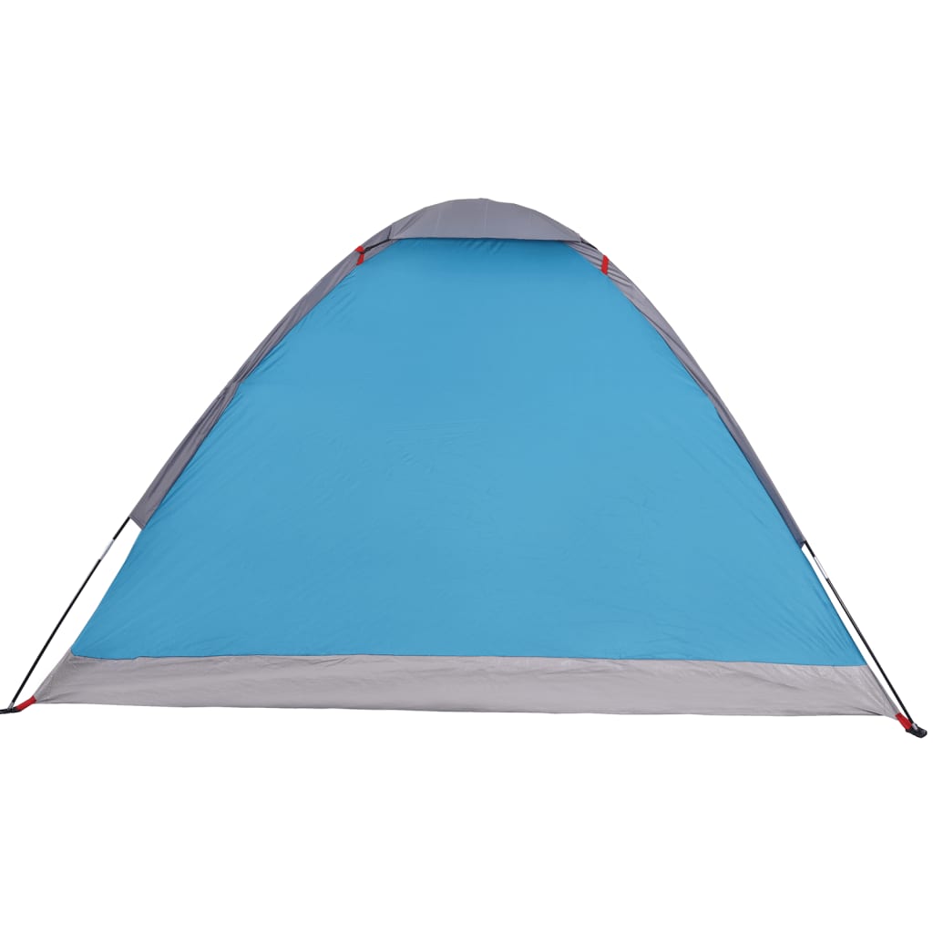 Tenda da Campeggio a Cupola per 2 Persone Blu Impermeabile 94760