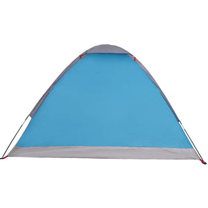 Tenda da Campeggio a Cupola per 2 Persone Blu Impermeabile 94760