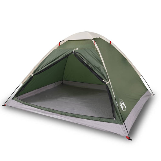 Tenda da Campeggio a Cupola per 4 Persone Verde Impermeabile 94762