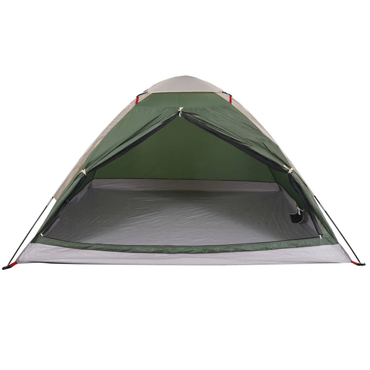 Tenda da Campeggio a Cupola per 4 Persone Verde Impermeabile 94762