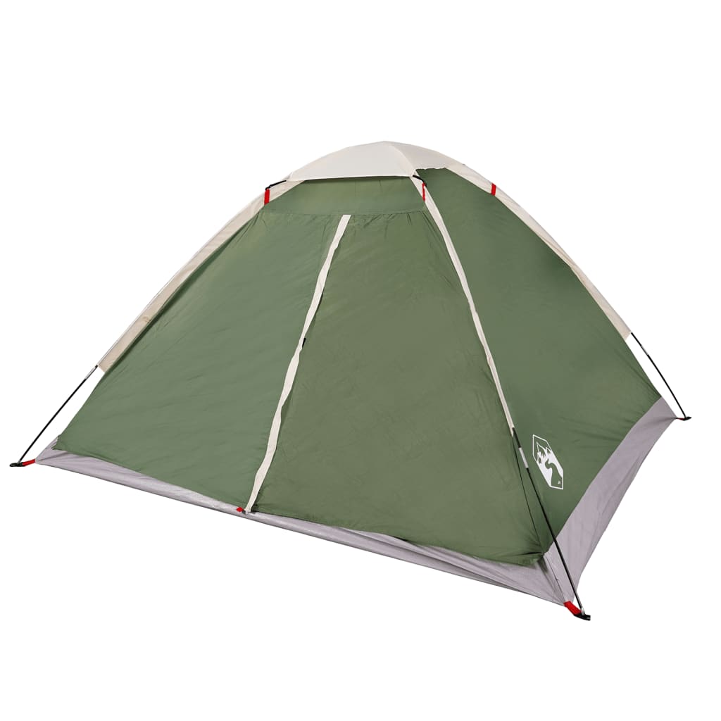 Tenda da Campeggio a Cupola per 4 Persone Verde Impermeabile 94762