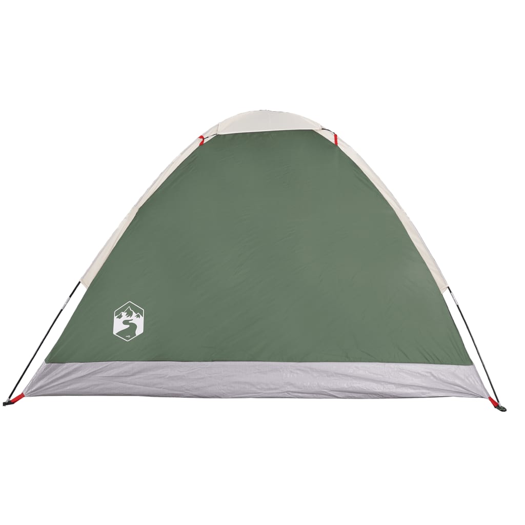 Tenda da Campeggio a Cupola per 4 Persone Verde Impermeabile 94762