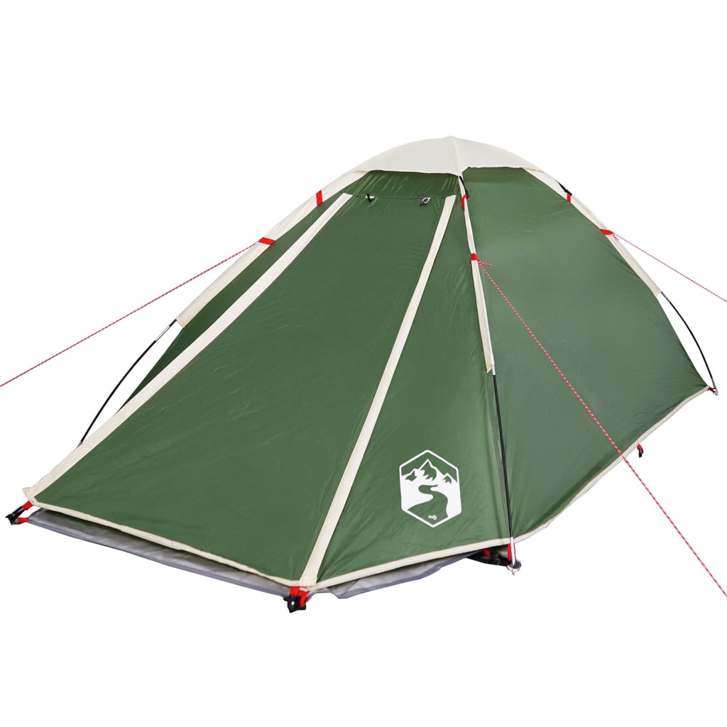 Tenda da Campeggio a Cupola per 2 Persone Verde Impermeabile 94765