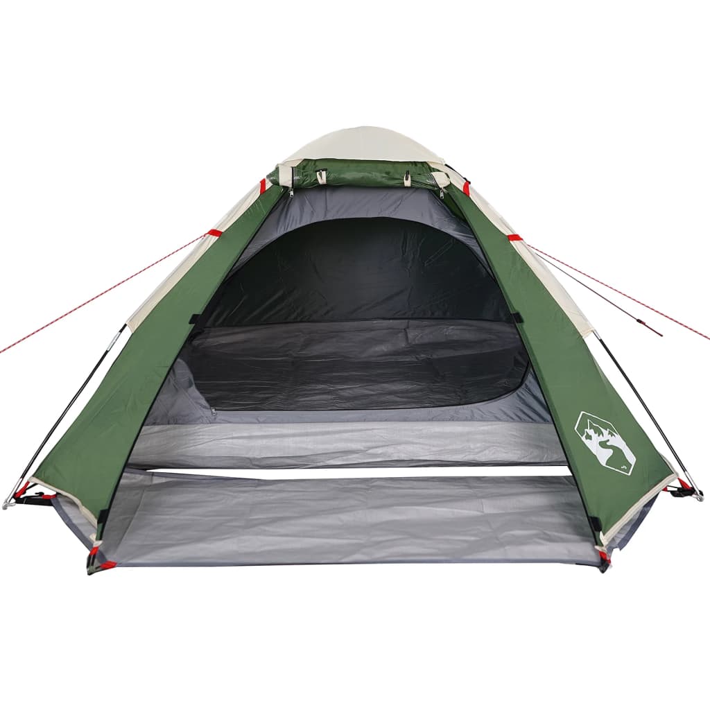 Tenda da Campeggio a Cupola per 2 Persone Verde Impermeabile 94765