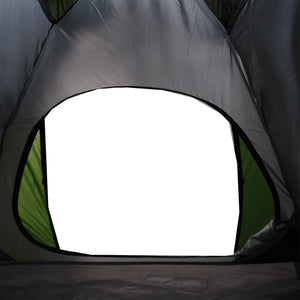 Tenda da Campeggio a Cupola per 2 Persone Verde Impermeabile 94765