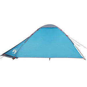 Tenda da Campeggio a Cupola per 2 Persone Blu Impermeabile 94766