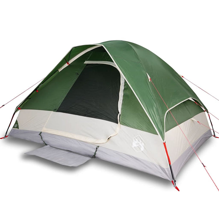 Tenda da Campeggio a Cupola per 6 Persone Verde Impermeabile 94781