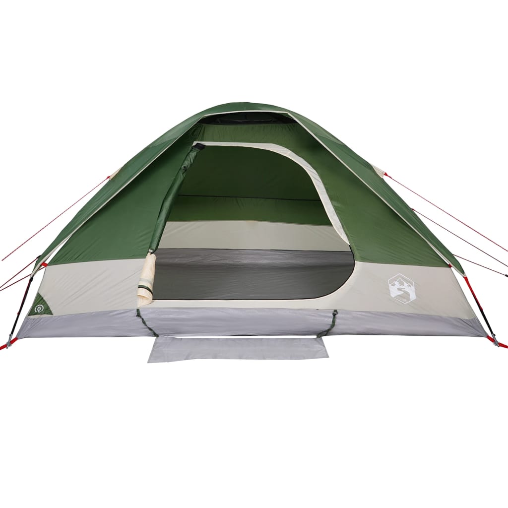 Tenda da Campeggio a Cupola per 6 Persone Verde Impermeabile 94781