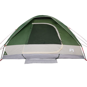 Tenda da Campeggio a Cupola per 6 Persone Verde Impermeabile 94781