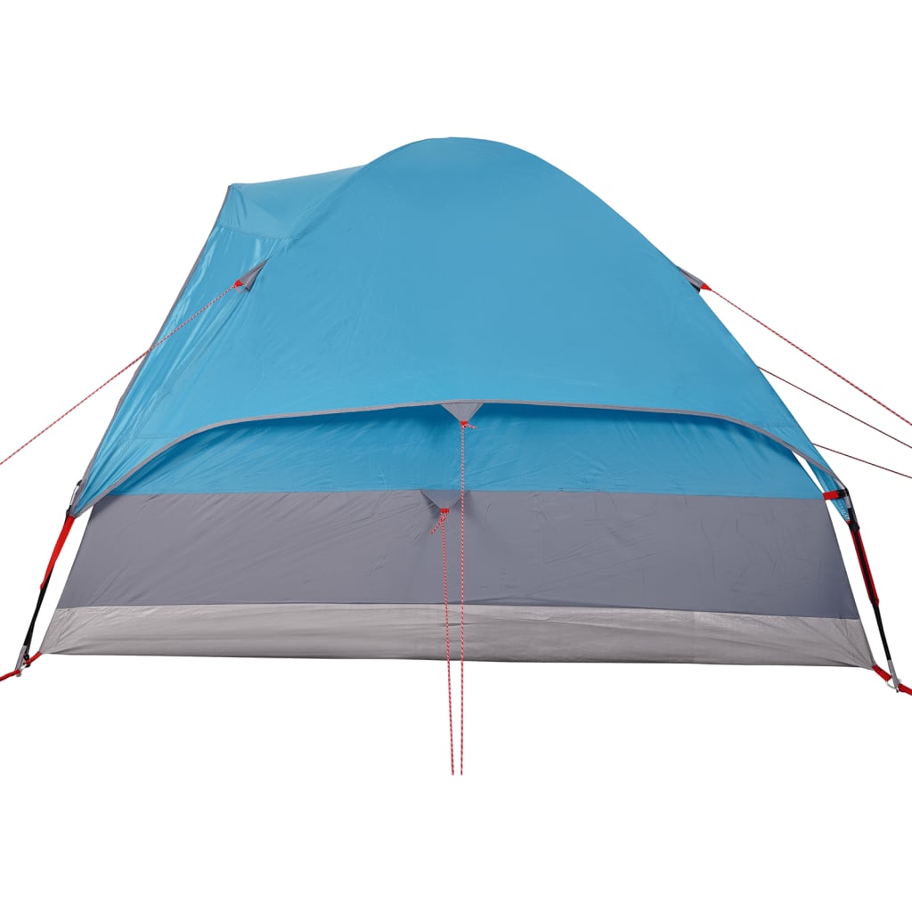 Tenda da Campeggio a Cupola per 4 Persone Blu Impermeabile 94782