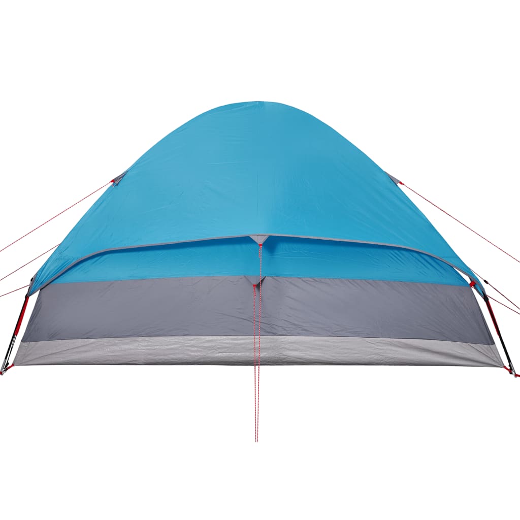 Tenda da Campeggio a Cupola per 4 Persone Blu Impermeabile 94782