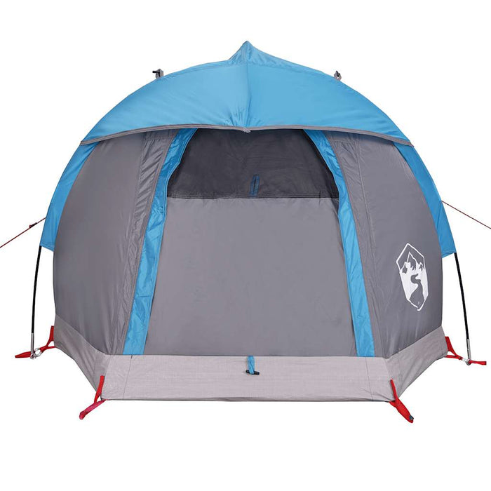 Tenda da Campeggio a Cupola per 1 Persona Blu Impermeabile 94789