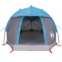 Tenda da Campeggio a Cupola per 1 Persona Blu Impermeabile 94789