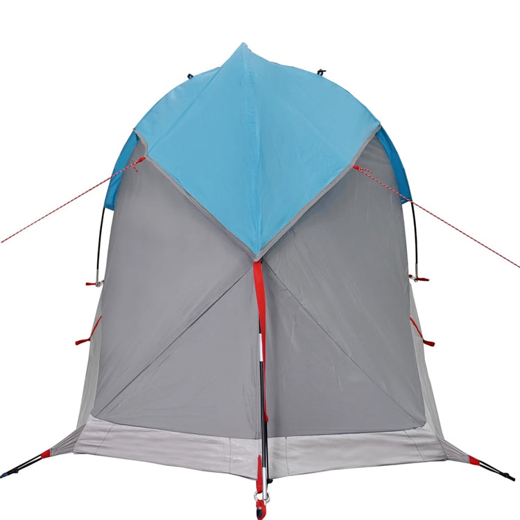 Tenda da Campeggio a Cupola per 1 Persona Blu Impermeabile 94789