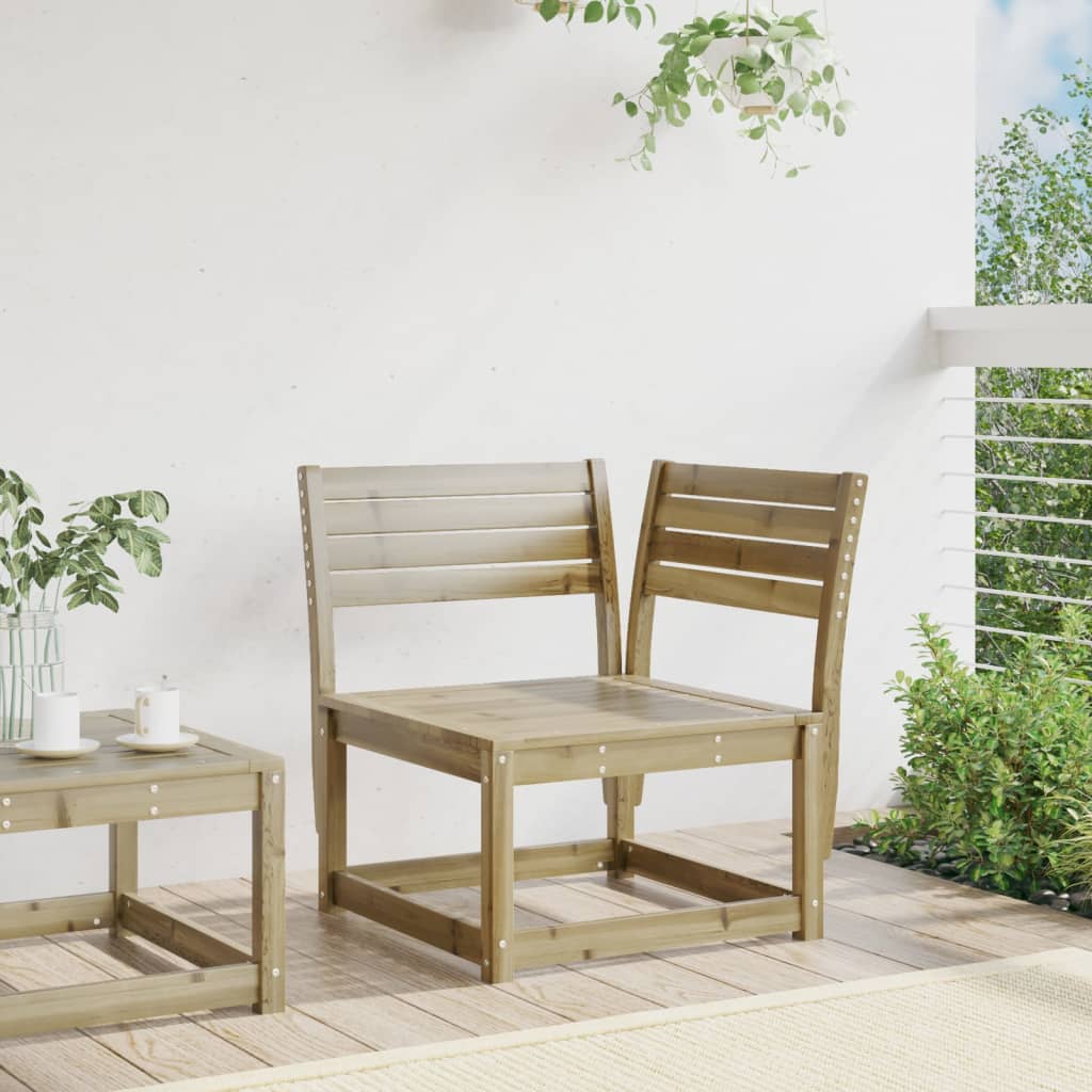 Divano Angolare da Giardino 73x73x78 cm Legno Pino Impregnato 844668