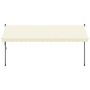 Tendada Sole Retrattile Crema 400x150 cm in Tessuto e Acciaiocod mxl 115418