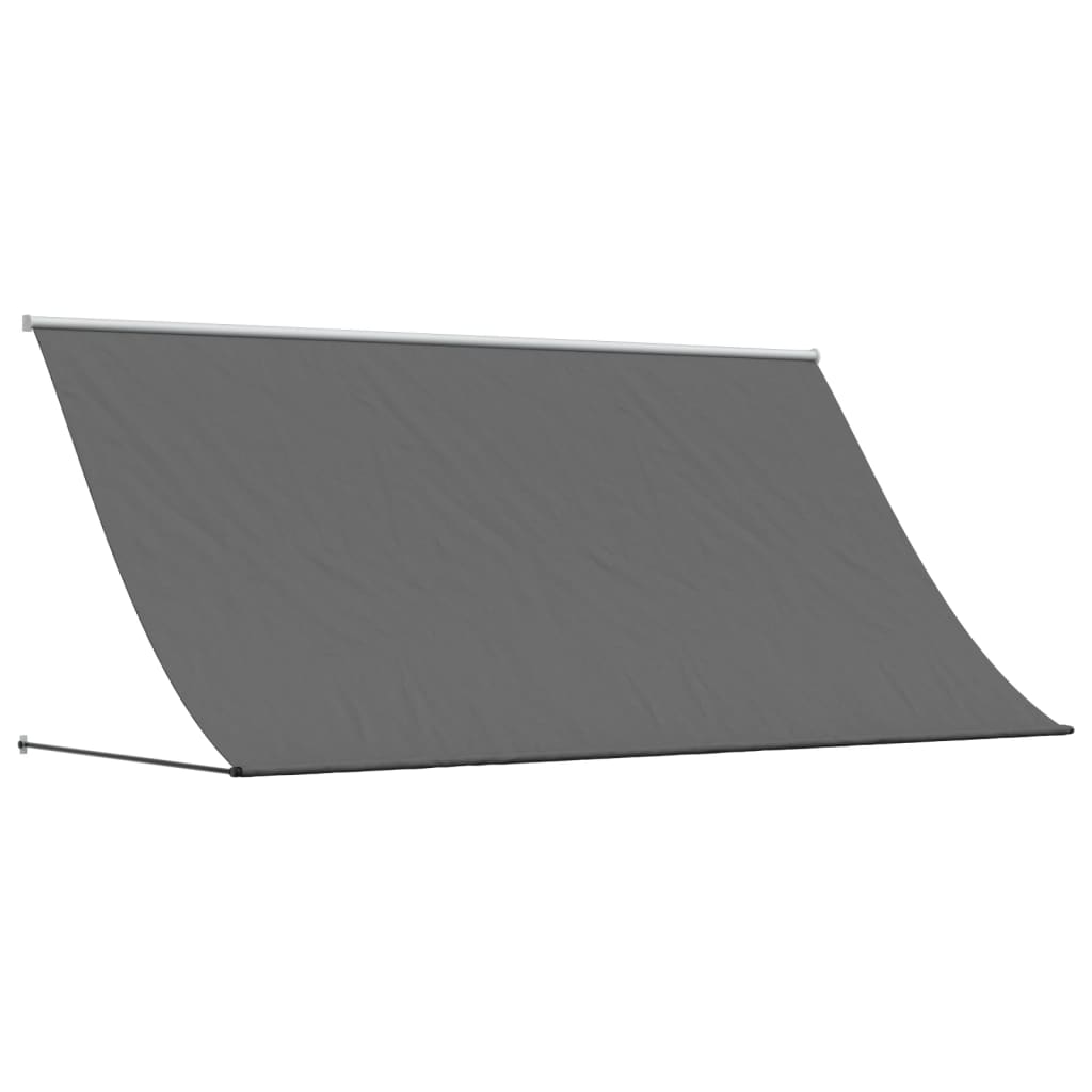 Tenda da Sole Retrattile Antracite 300x150 cm Tessuto e Acciaio 368754