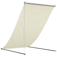 Tenda da Sole Retrattile Crema 150x150 cm in Tessuto e Acciaio 368758