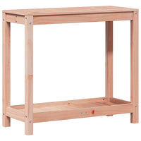 Tavolo Invaso con Ripiano 82,5x35x75 cm Legno Massello Douglascod mxl 91329