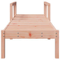 Lettino Prendisole 199,5x62x55 cm in Legno Massello di Douglas 832541