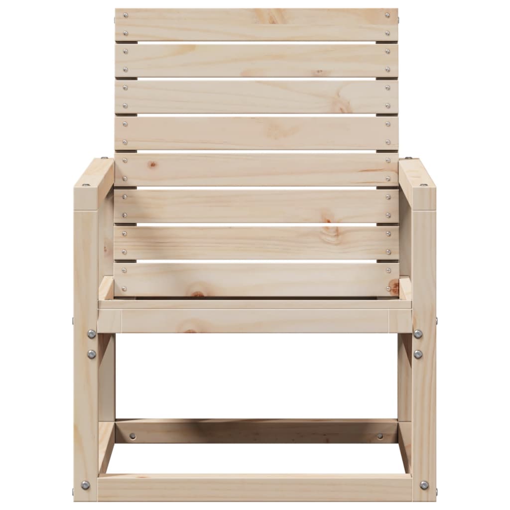 Sedia da Giardino 57,5x63x76 cm in Legno Massello di Pino 832547