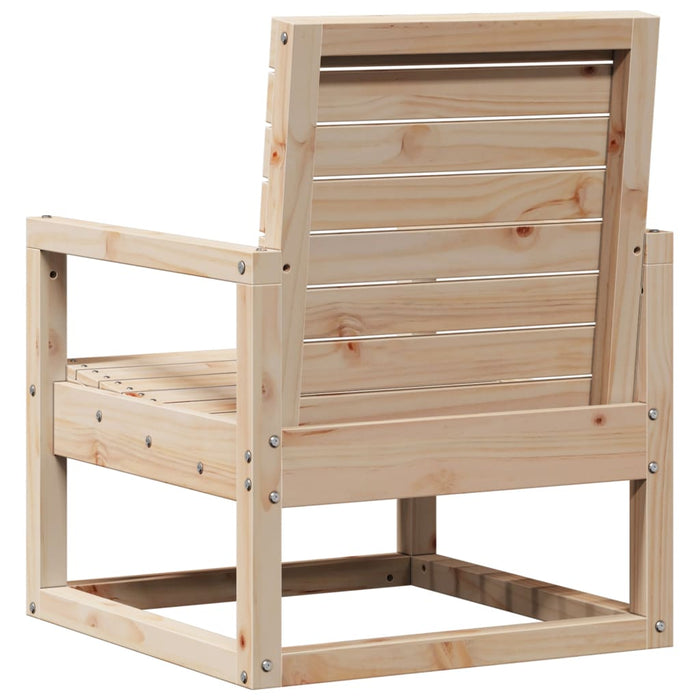 Sedia da Giardino 57,5x63x76 cm in Legno Massello di Pino 832547