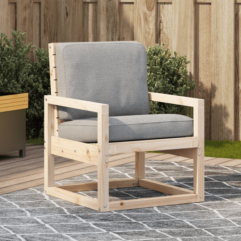 Sedia da Giardino 57,5x63x76 cm in Legno Massello di Pino 832547