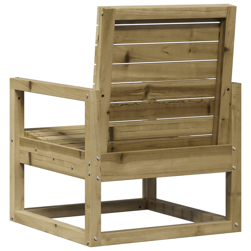 Sedia da Giardino 57,5x63x76 cm in Legno Impregnato di Pino 832551