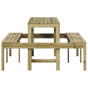 Tavolo da Picnic 160x134x75 cm in Legno Impregnato di Pino 832566