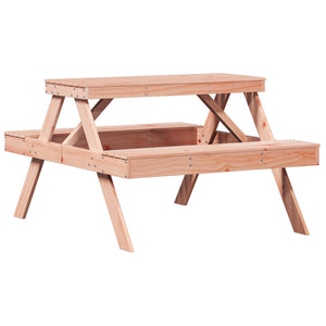 Tavolo da Picnic 105x134x75 cm in Legno Massello di Douglas 832570