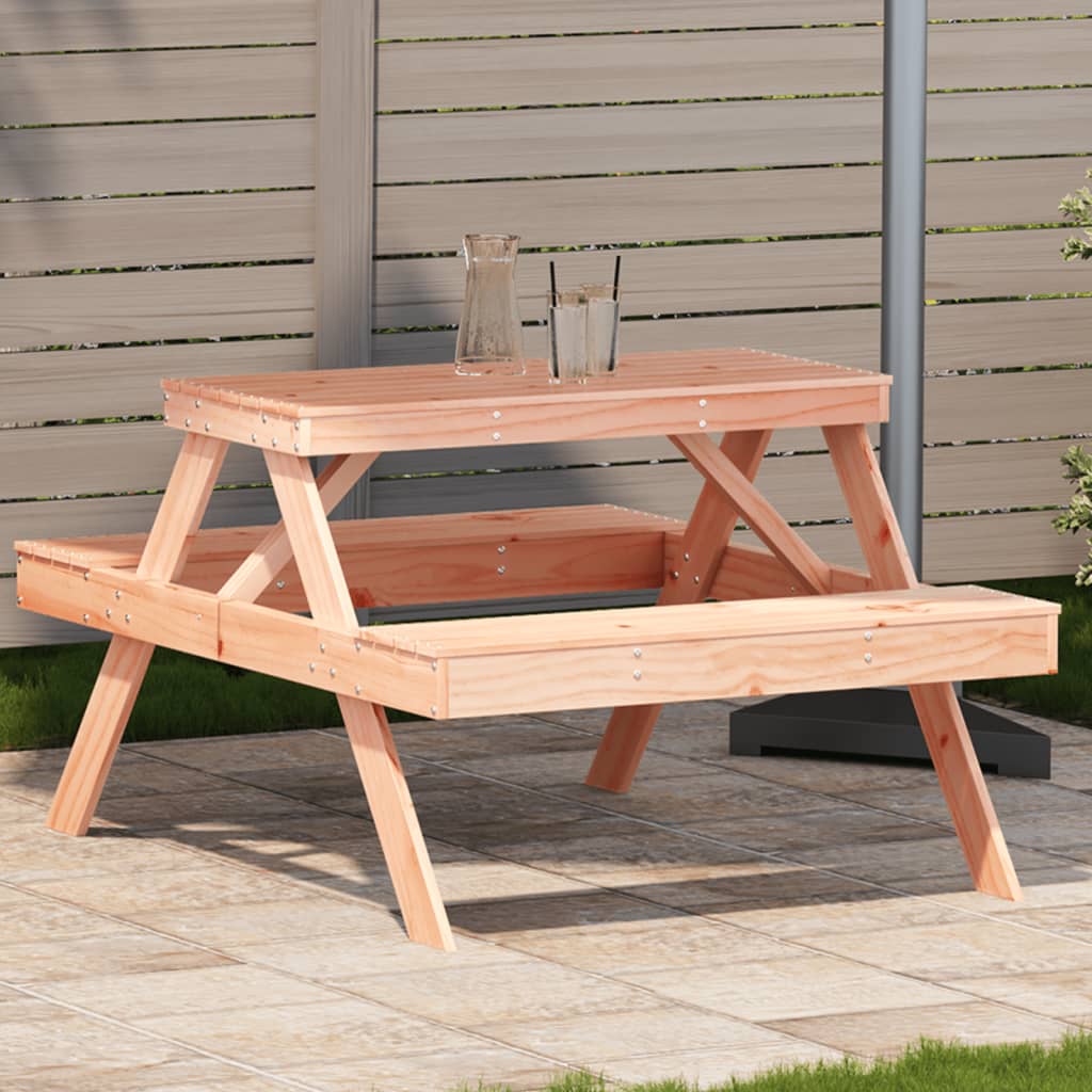 Tavolo da Picnic 105x134x75 cm in Legno Massello di Douglas 832570