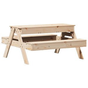 Tavolo Picnic con Sabbiera per Bambini Legno Massello di Pinocod mxl 113460