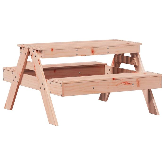 Tavolo da Picnic per Bambini 88x97x52 cm Legno Massello Douglascod mxl 115374