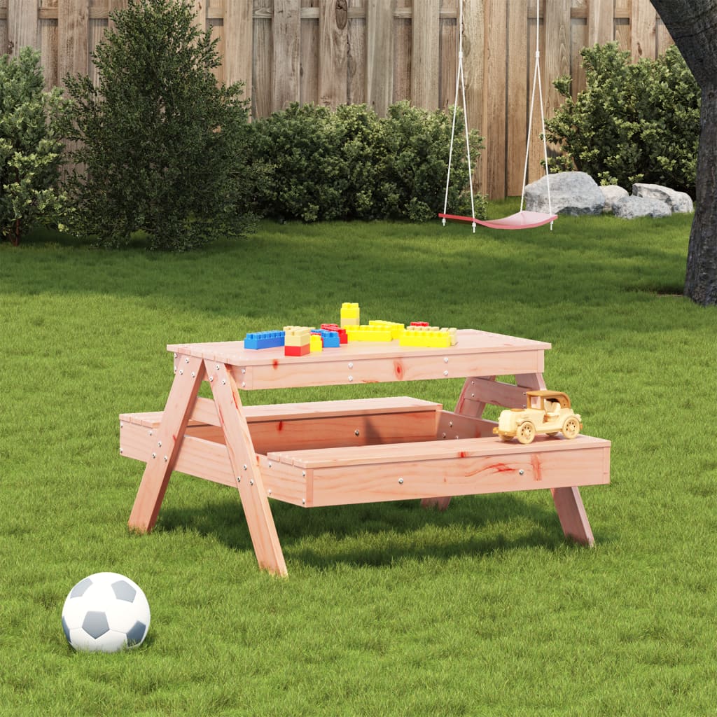 Tavolo da Picnic per Bambini 88x97x52 cm Legno Massello Douglas 832599