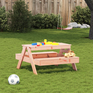 Tavolo da Picnic per Bambini 88x97x52 cm Legno Massello Douglascod mxl 115374